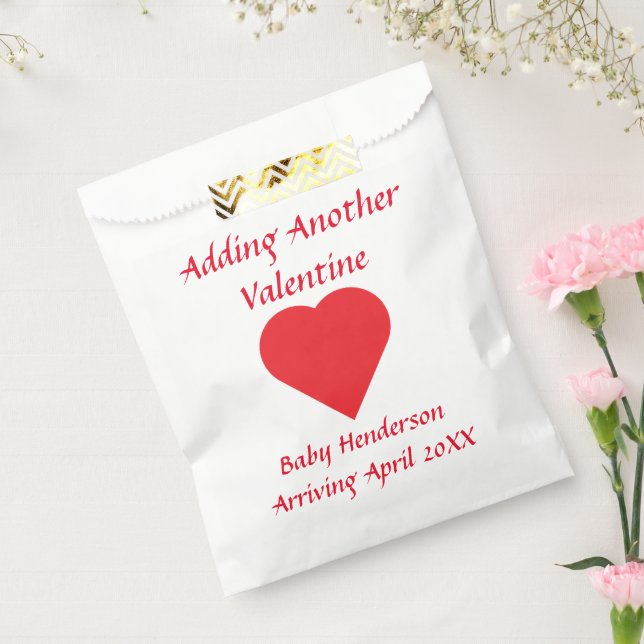 Adding Another Valentine Favor Bag (Sealed)