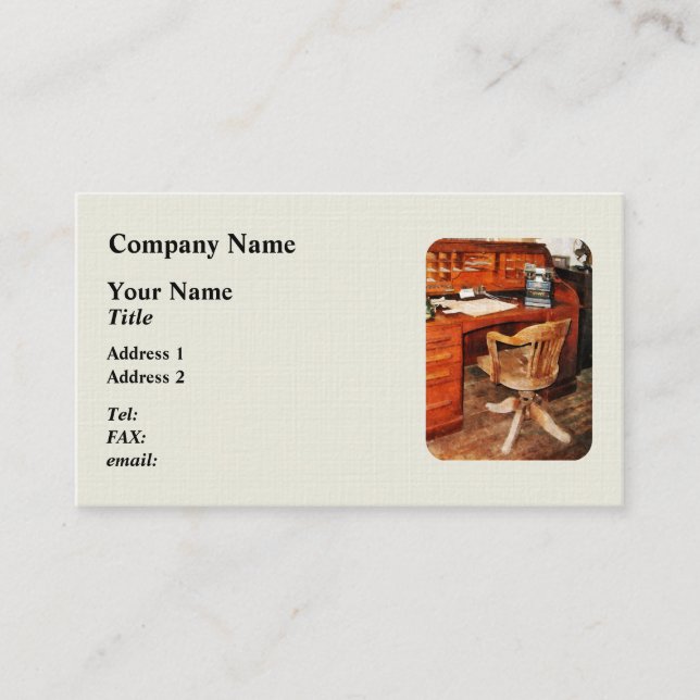 Adding Machine Business Card (Front)
