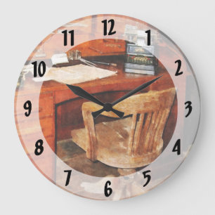 Adding Machine Large Clock