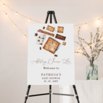 Adding S'More Love Baby Shower Welcome Sign