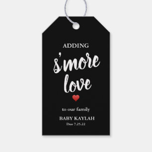 Adding S'more Love to our Family Baby Gift Tags