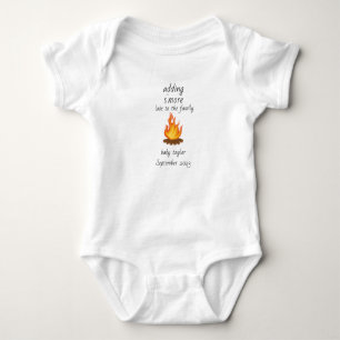 Adding s'more love to the family baby  Baby Bodysuit