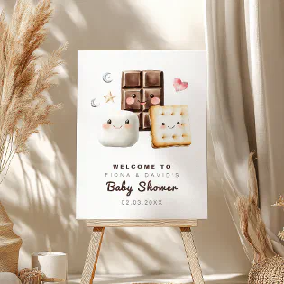Adding S'more love Welcome Sign Adding S'more love Welcome Sign
