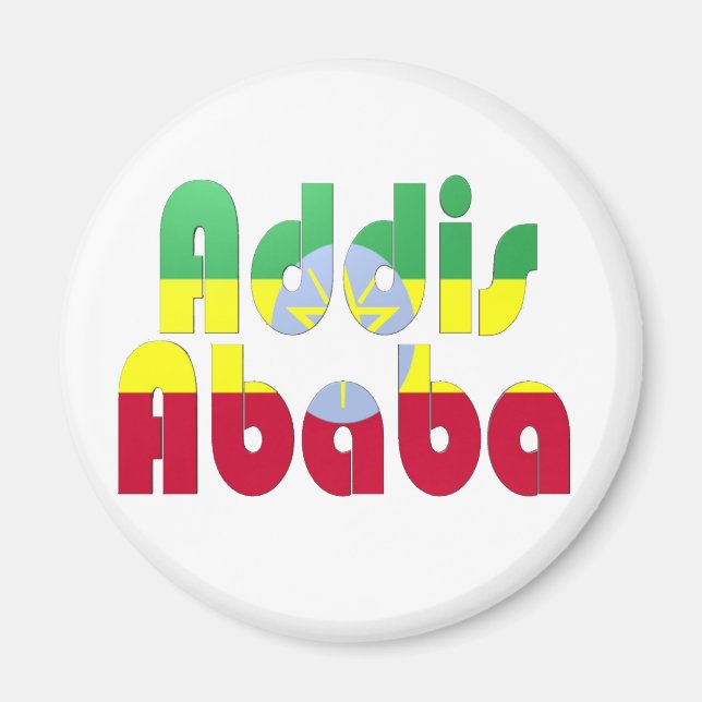 Addis Ababa, Ethiopia Magnet (Front)
