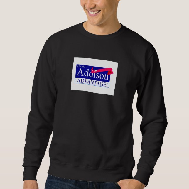 Addison Illinois Flag Sweatshirt (Front)