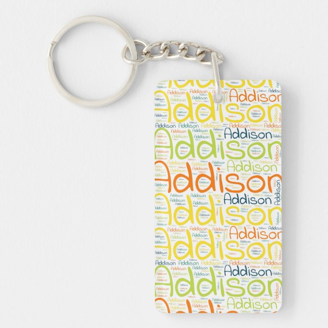 Addison Keychain (Front)