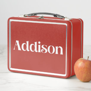 Addison metal lunch box