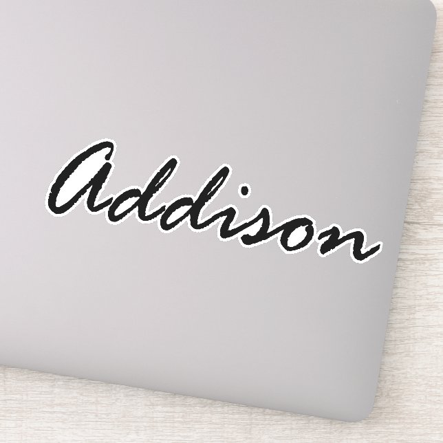 Addison name, for Addison Sticker (Detail)