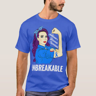 Addisons Disease Awareness Warrior Unbreakable T-Shirt