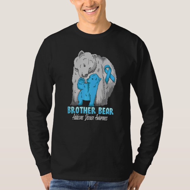 Addisons Disease Child Awareness Brother Bear Supp T-Shirt (Front)