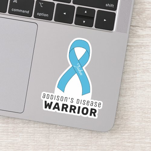 Addisons Disease Warrior Vinyl Sticker