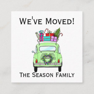 Address Announcement Retro Fiat Christmas Gifts