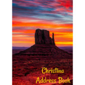 Address Book With Web Address Monument (Front)