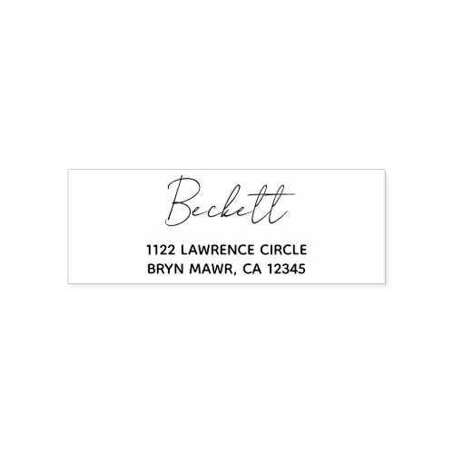 Address Custom Handwritten Self_inking Stamp