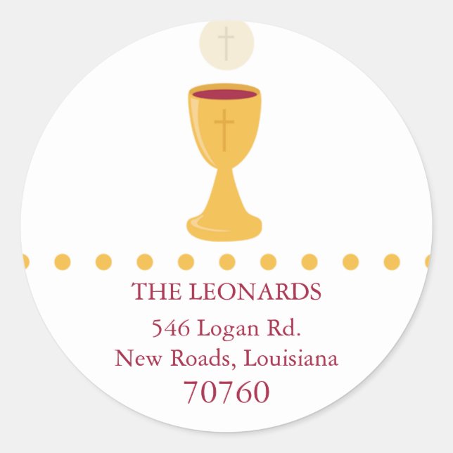 Address Label (Front)