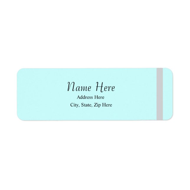 Address Label (Front)