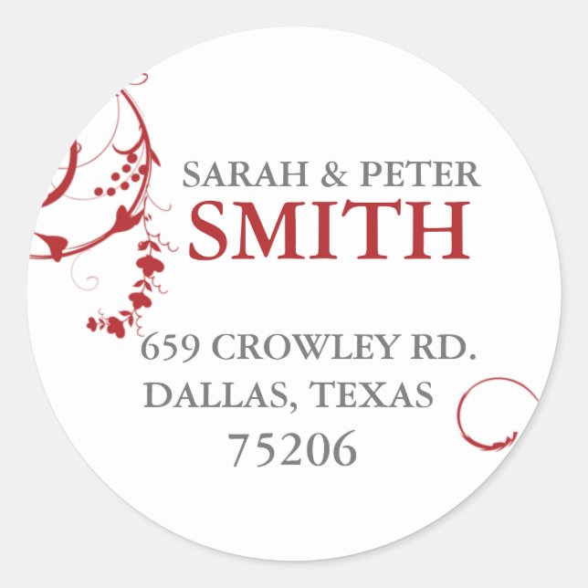 Address Label (Front)