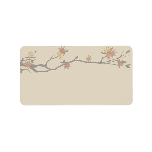 address label (Front)