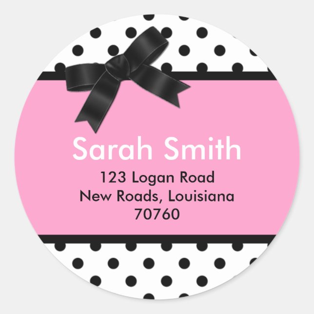 Address Label (Front)