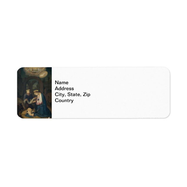 Address Label: Birth of Christ Label (Front)