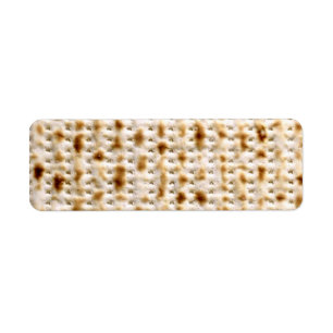 Address Label Custom Jewish Matzo