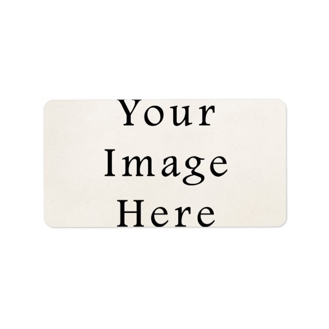 Address Label Personalized Sticker Labels Template (Front)
