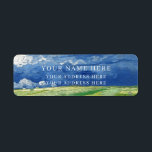 ADDRESS LABEL : VAN GOGH : WHEAT FIELD<br><div class="desc">ADDRESS LABEL : VAN GOGH : WHEAT FIELD  UNDER THUNDERCLOUDS</div>