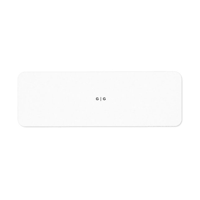 Address Labels (Front)
