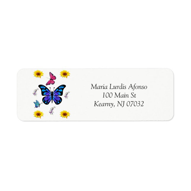 Address labels (Front)