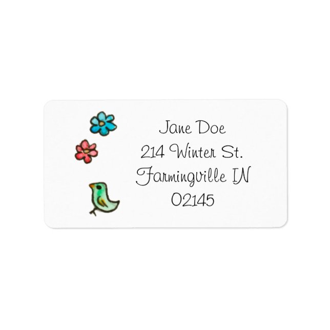 Address Labels (Front)