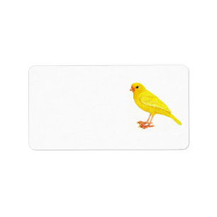 ADDRESS LABELS CANARY DESIGN