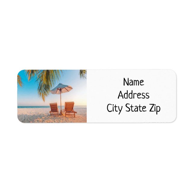ADDRESS LABELS FOR THE **BEACH LOVER** (Front)