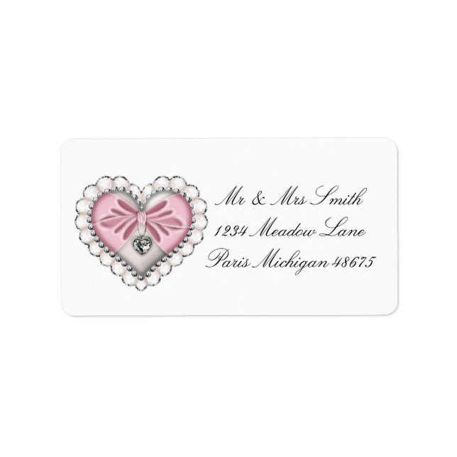 Address Labels/Heart Label (Front)