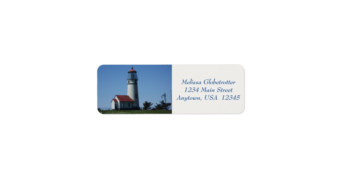 Address LabelsLighthouse Label Zazzle
