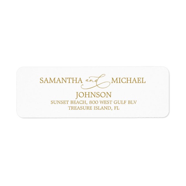Address Labels, Return Address Labels (Front)
