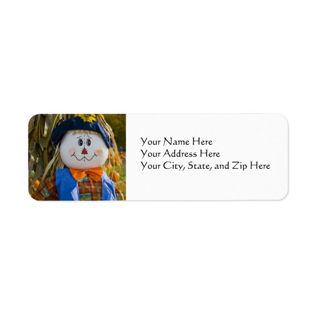Address Labels:  Scarecrow Label (Front)