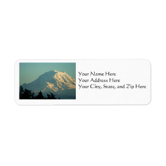 Address Labels: Winter Mt. Rainier Label