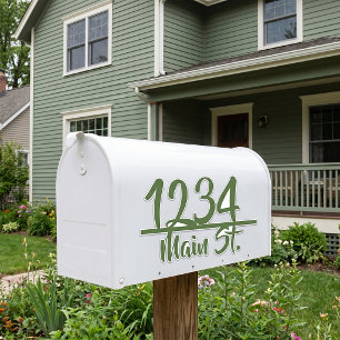 Address mailbox sticker