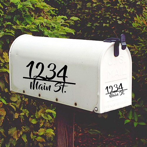Address mailbox sticker