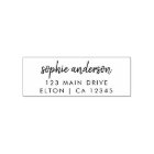 Address Rubber Stamp | Modern Self Addressed