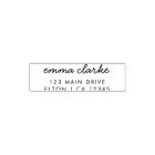 Address Rubber Stamp | Script Self Addressed