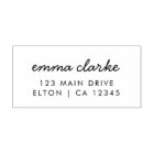 Address Rubber Stamp | Script Self Addressed