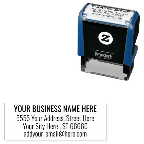 Address Self_inking Stamp Name E_mail Personalized