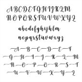 Address Stamp, Self Inking, Pre-Inked, Black Ink (Character map)