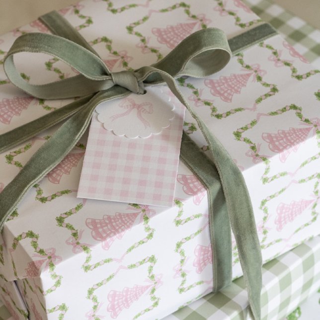 Addy's Christmas Trees Wrapping Paper Sheets (Creator Uploaded)