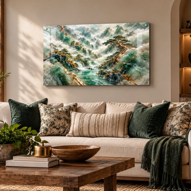 ade Mountain Landscape Acrylic Wall Art (Creator Uploaded)