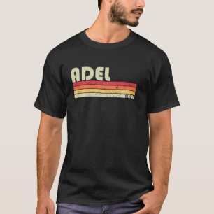 Adel Ia Iowa Funny City Home Roots  Retro 70s 80s T-Shirt