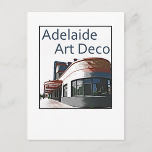 Adelaide Art Deco - Woodville Hotel Postcard