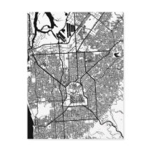 Adelaide Australia City Map