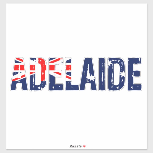 Adelaide Australia Sticker (Sheet)